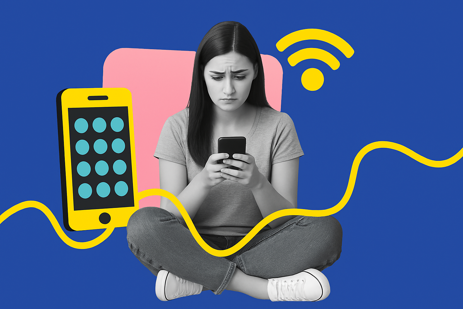 Utilizarea excesivă și greu de controlat a telefonului mobil