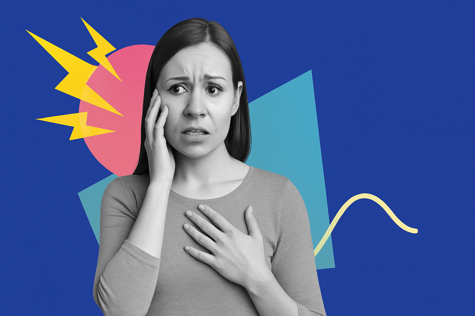 Atacurile de anxietate sunt adesea întreținute de un flux continuu de gânduri negative și îngrijorări excesive.
